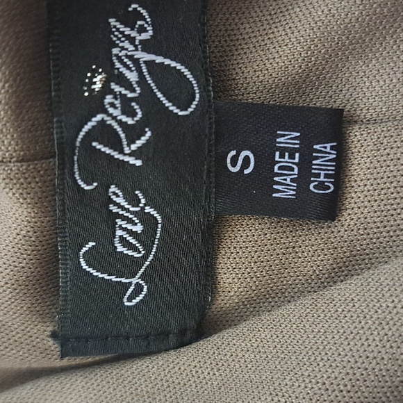 NWT Love Reign Sequin Taupe Dress, Sz Small - Picture 4 of 6